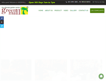 Tablet Screenshot of greenmall.in